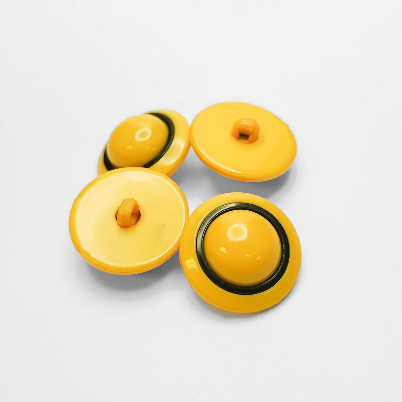 Buttons Yellow and Black 23mm