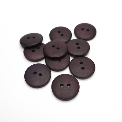 Buttons Black 17 mm