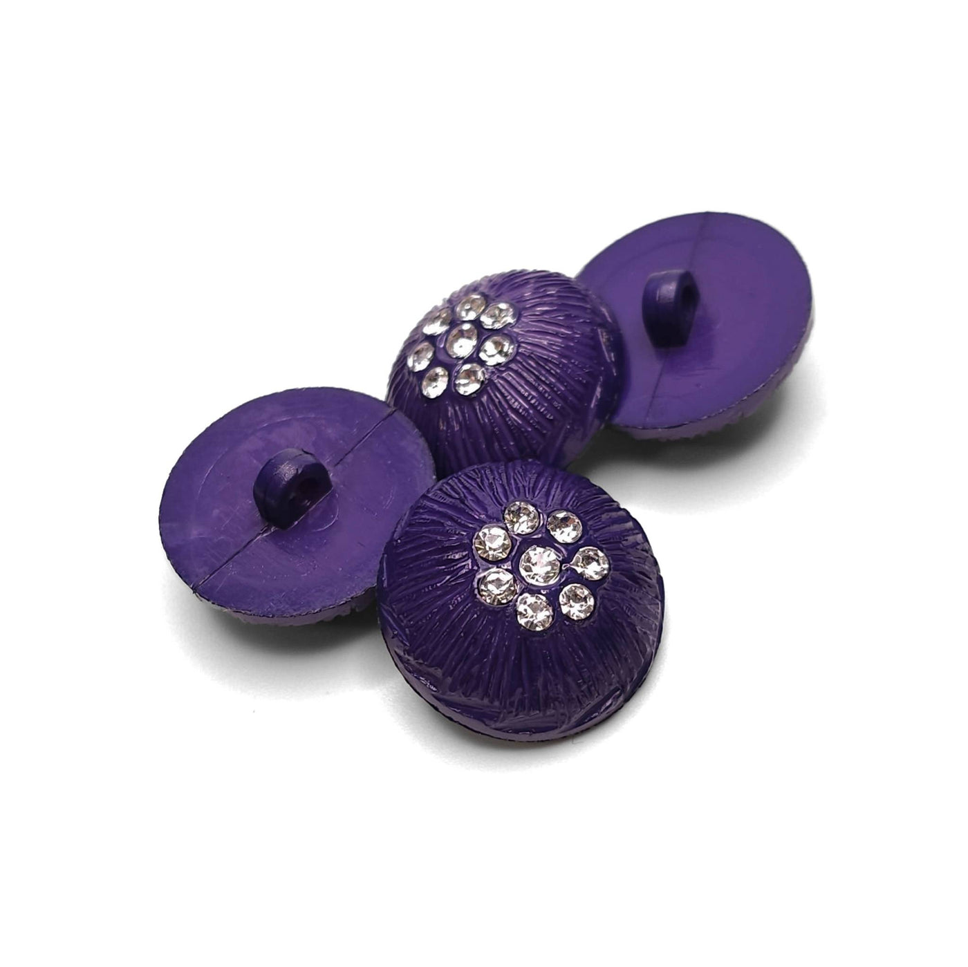 buttons purple 20mm