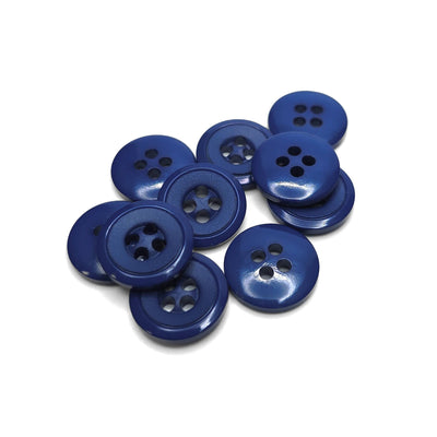 Buttons Dark Blue 15 mm
