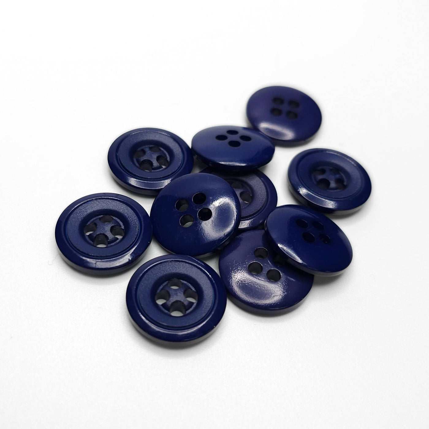 Buttons Admiral Blue 15 mm