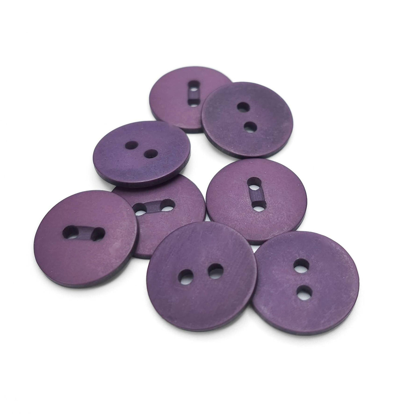 Buttons Purple 15 mm