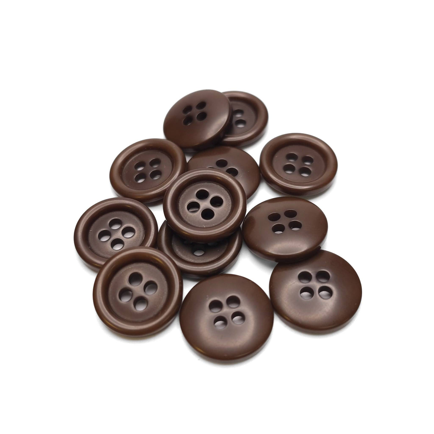 Buttons Brown 15 mm