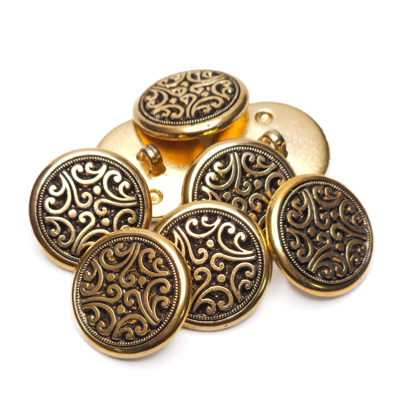 Buttons Gold 21 mm