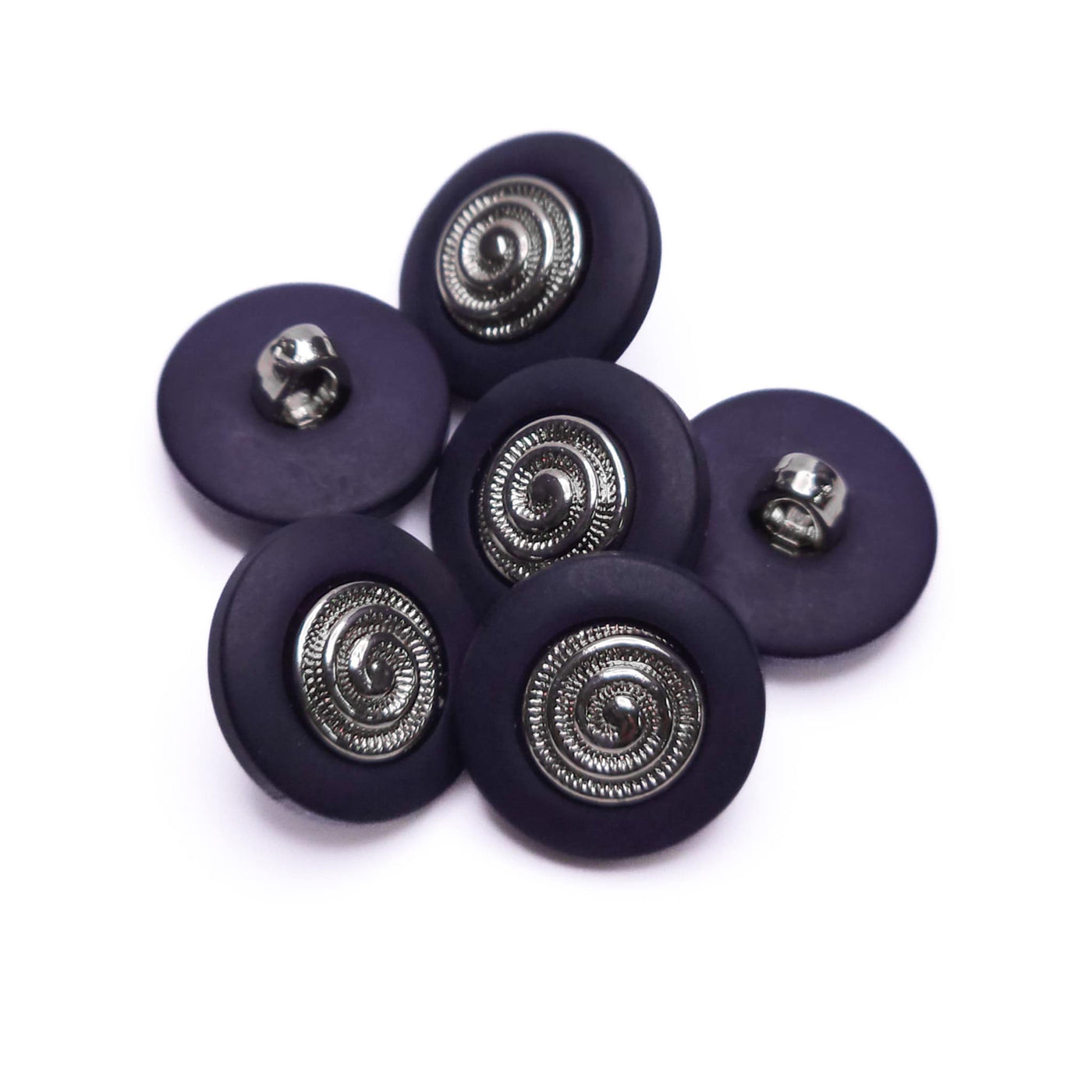 Buttons Purple - 15 mm