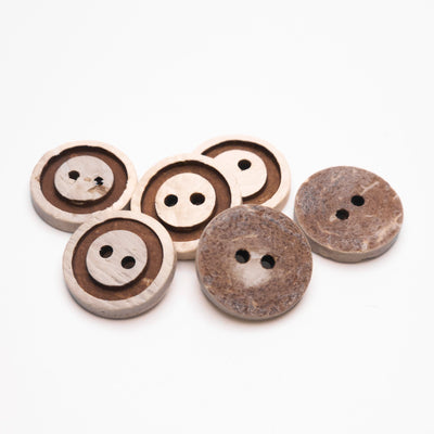 Wood Buttons - 17 mm