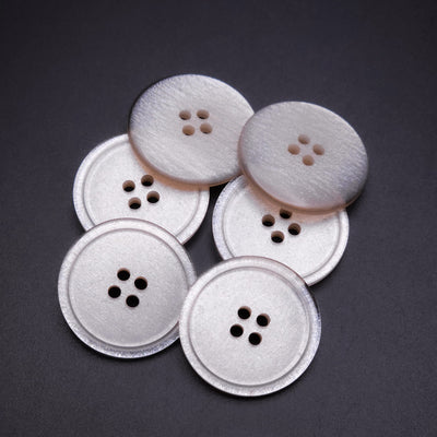 Buttons White - 21 mm