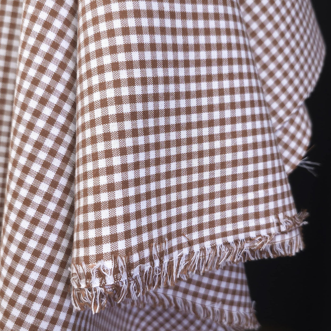 Carolina Gingham 100% Cotton | Robert Kaufman | 1/8" - 3 mm - Chocolate