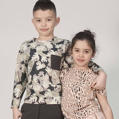 PDF SEWING PATTERN | Blake Tee | Pattern Paper Scissors | UNISEX