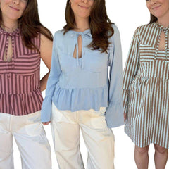PDF SEWING PATTERN | SH001 Blouse & Dress | The Form Edit | BILINGUAL ( FR/EN )