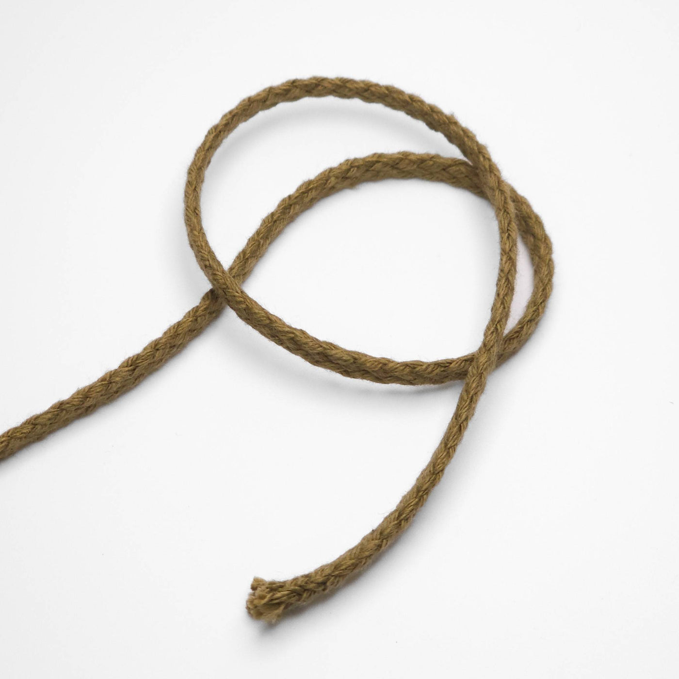 Braided Cotton Cord | 5 mm | Moss