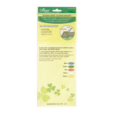 CLOVER 434 | Tracing Paper ″Chacopy″ | 5 Sheets