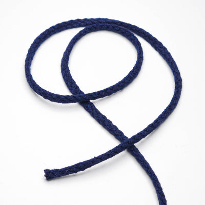 Braided Cotton Cord | 5 mm | Navy 