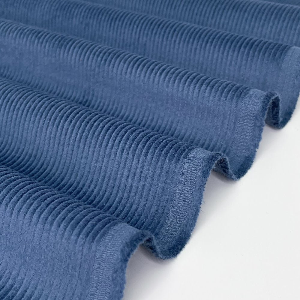 Corduroy | Organic Cotton | Blue |  76 cm | END OF ROLL