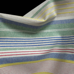 Recycled Yarn Dyed Cotton Canvas | Nautical Stripes | Multi | Katia Fabrics