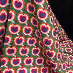Retro Apple Cotton Canvas | Oeko-Tex Certified