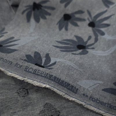 Around the Bend Canvas by Anna Graham pour Robert Kaufman | Graphite