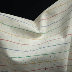 Recycled Canvas Tweed Stripes | Multicolor Yarn Dyed | Katia Fabrics