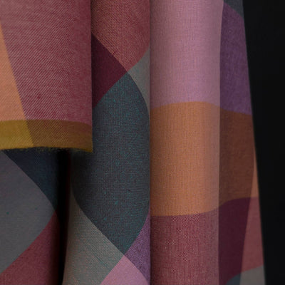 Yarn Dyed | 100% Cotton | Canyon Springs | Happy Place Checkers | Strata | Fableism