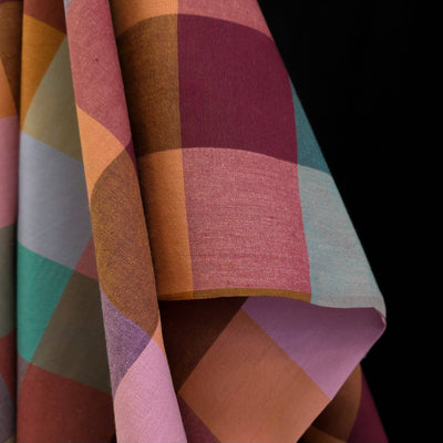 Yarn Dyed | 100% Cotton | Canyon Springs | Happy Place Checkers | Strata | Fableism