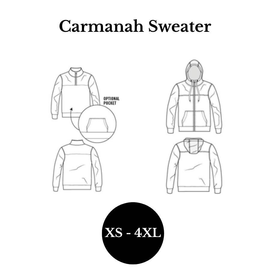 PDF Sewing Pattern | Carmanah Sweater | Thread Theory