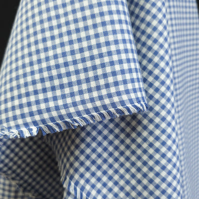 Carolina Gingham 100% Cotton Fabric | Robert Kaufman | 1/8" - 3 - mm | Denim