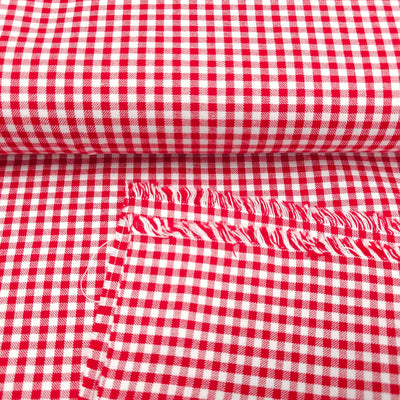 Carolina Gingham 100% Cotton | Robert Kaufman | 1/8" - 3 mm - Crimson