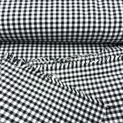 Carolina Gingham 100% Cotton | Robert Kaufman | 1/8" - 3 mm - Black