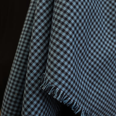 Carolina Gingham 100% Cotton Fabric | Robert Kaufman | 1/8" - 3 - mm | Indigo
