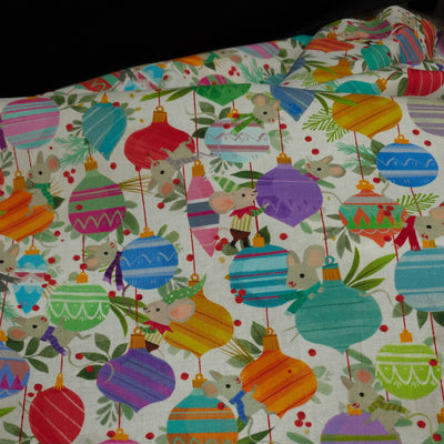 100% Cotton | Jingle Pals | Sugar | Robert Kaufman