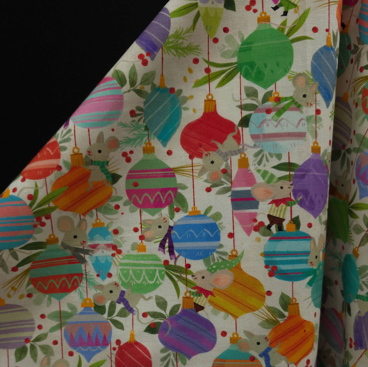 100% Cotton | Jingle Pals | Sugar | Robert Kaufman