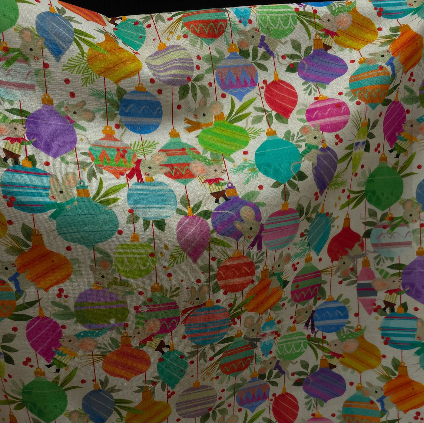 100% Cotton | Jingle Pals | Sugar | Robert Kaufman