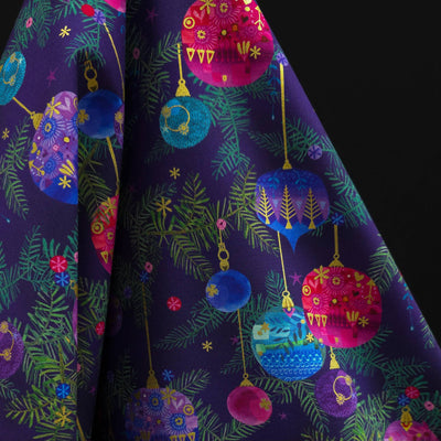 100% Cotton | Holy Night | Grape | Robert Kaufman