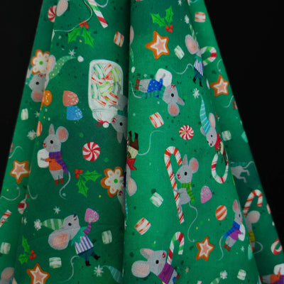 100% Cotton | Jingle Pals | Holly | Robert Kaufman