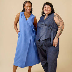 PDF SEWING PATTERN | Aylin Dress & Vest | Closet Core Patterns | BILINGUAL (EN / FR)