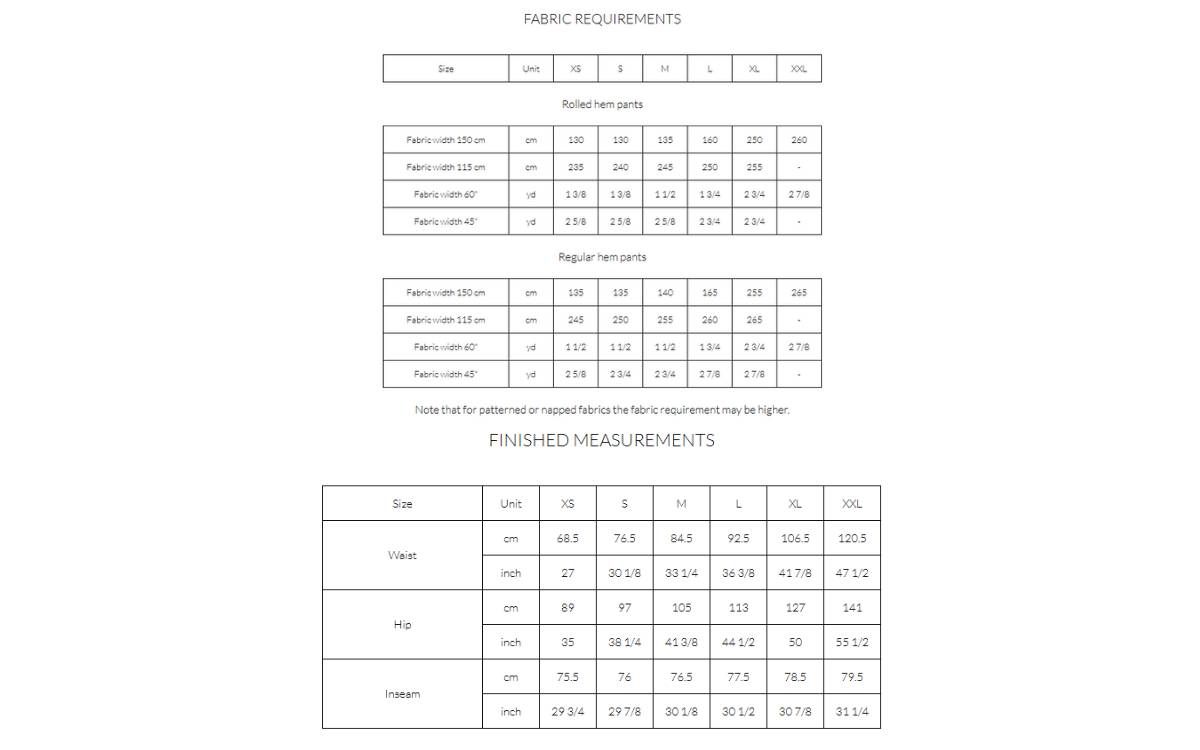 PDF Sewing Pattern | Olo Cozy Pants | Named Clothing