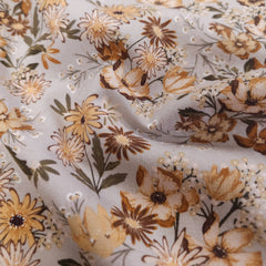 Sweatshirt Fabric | Flowers | Made in Montréal