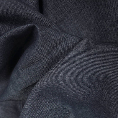 Cotton Chambray | Dark Blue