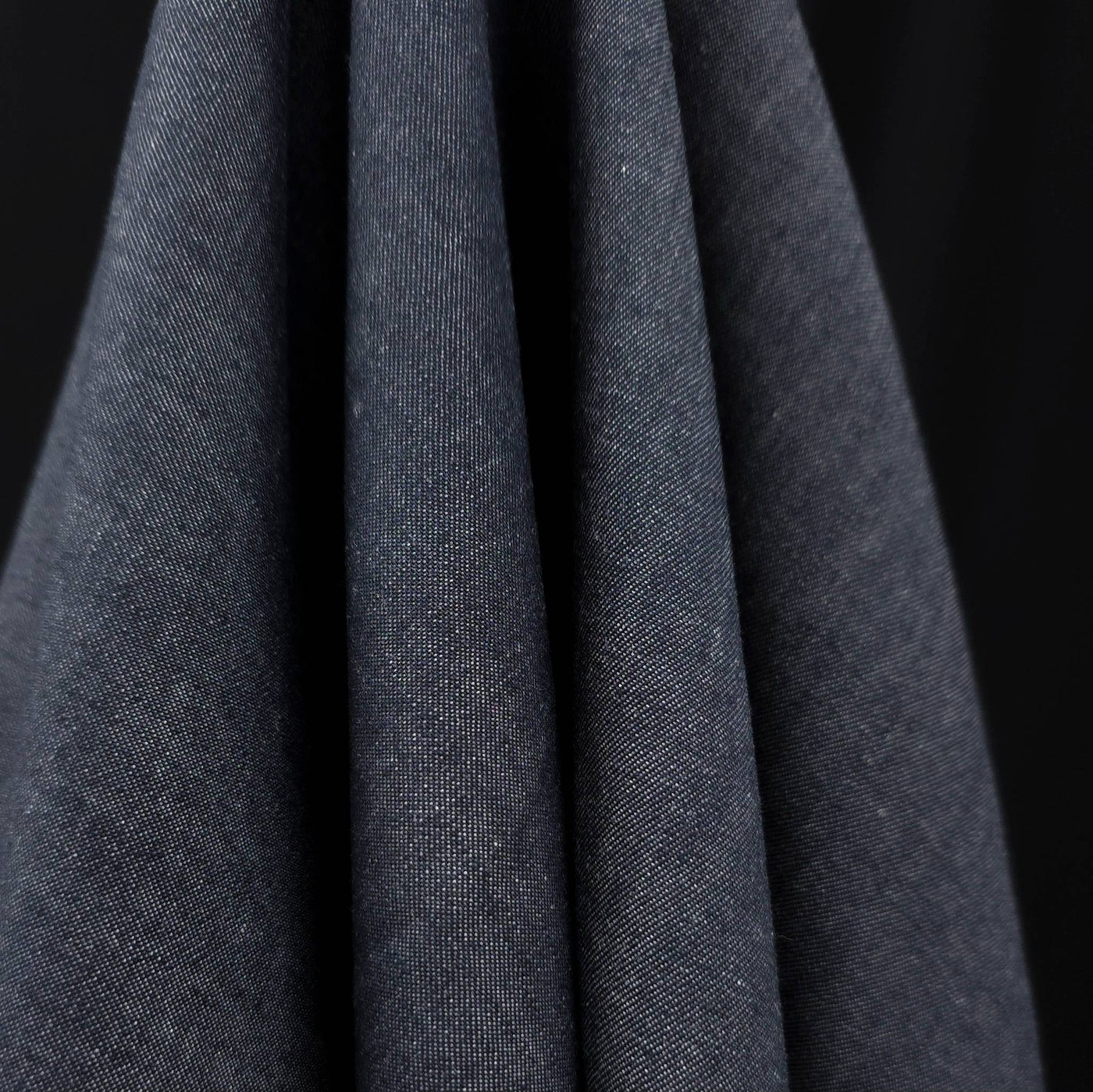 Cotton Chambray | Dark Blue