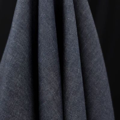 Cotton Chambray | Dark Blue