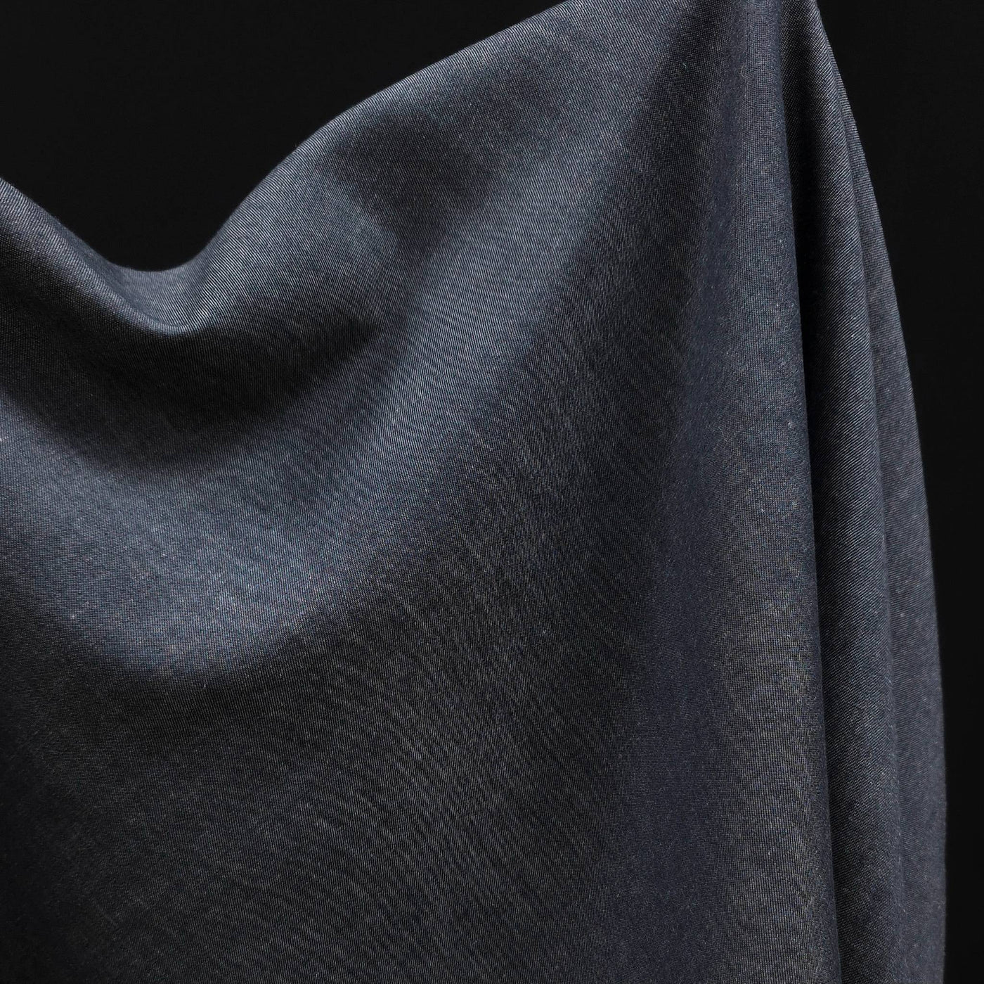 Cotton Chambray | Dark Blue