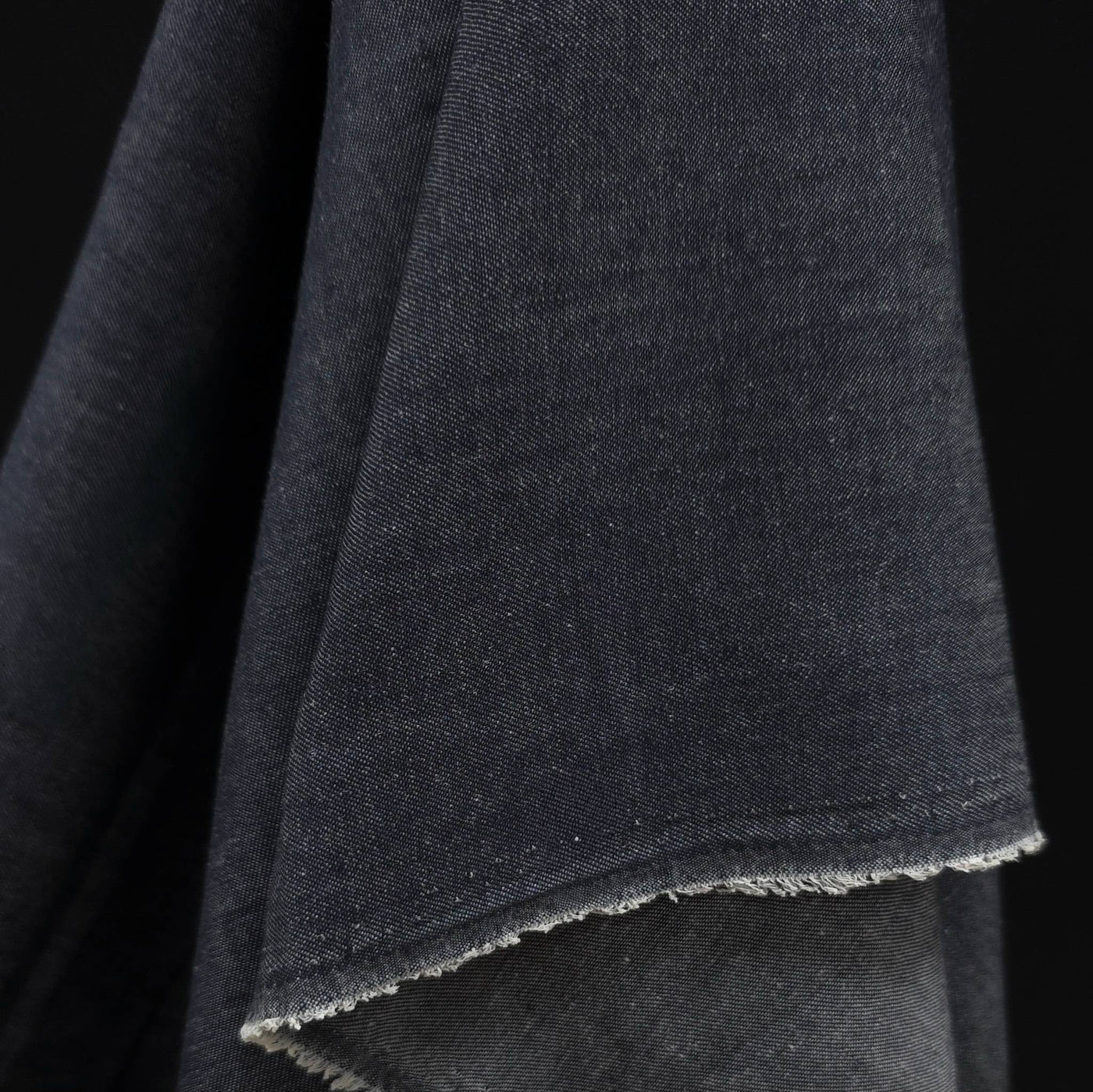 Cotton Chambray | Dark Blue