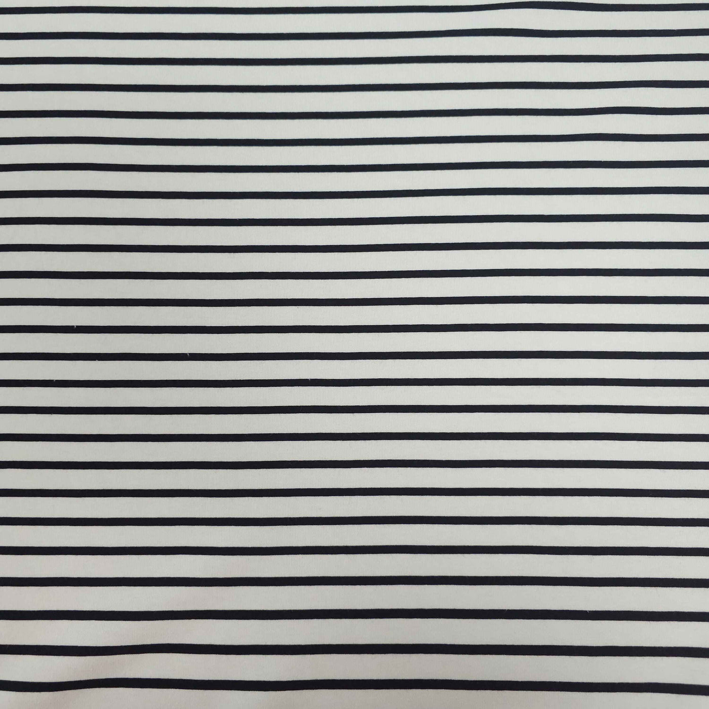 Cotton Jersey | Black Stripes
