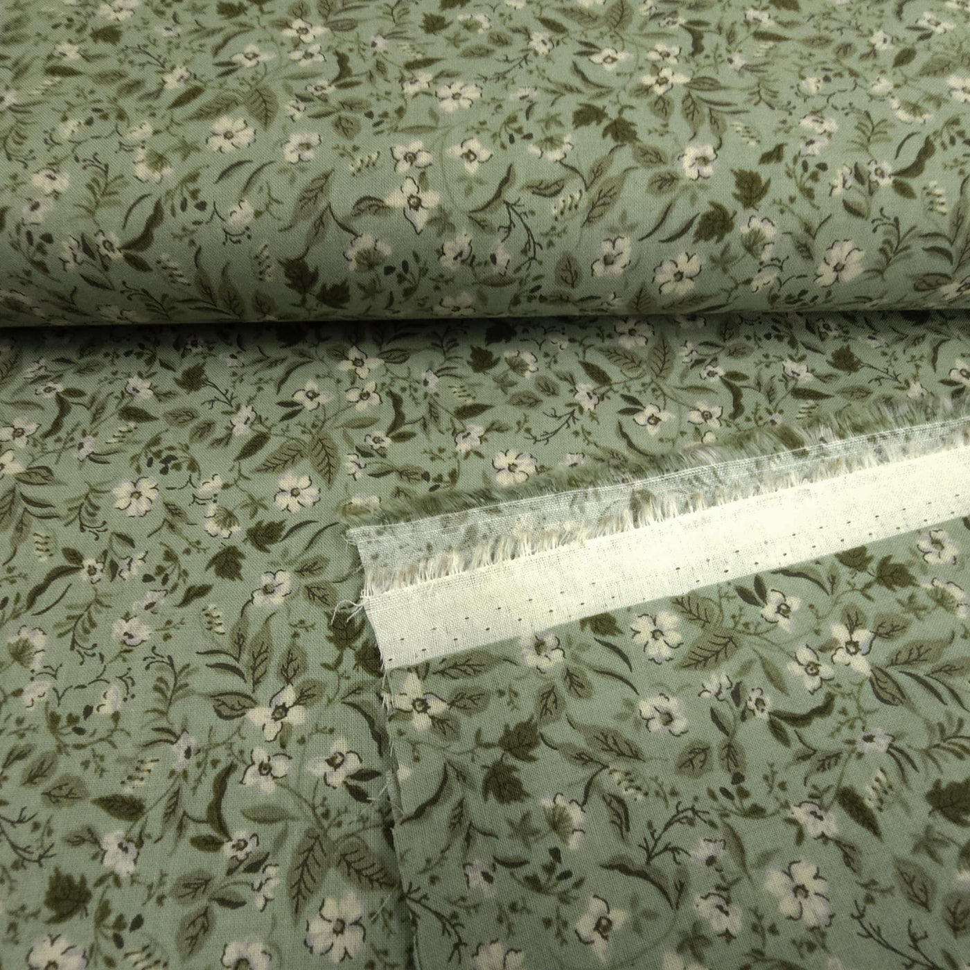 Sevenberry Petite Nostalgia Lawn | Sage | Robert Kaufman