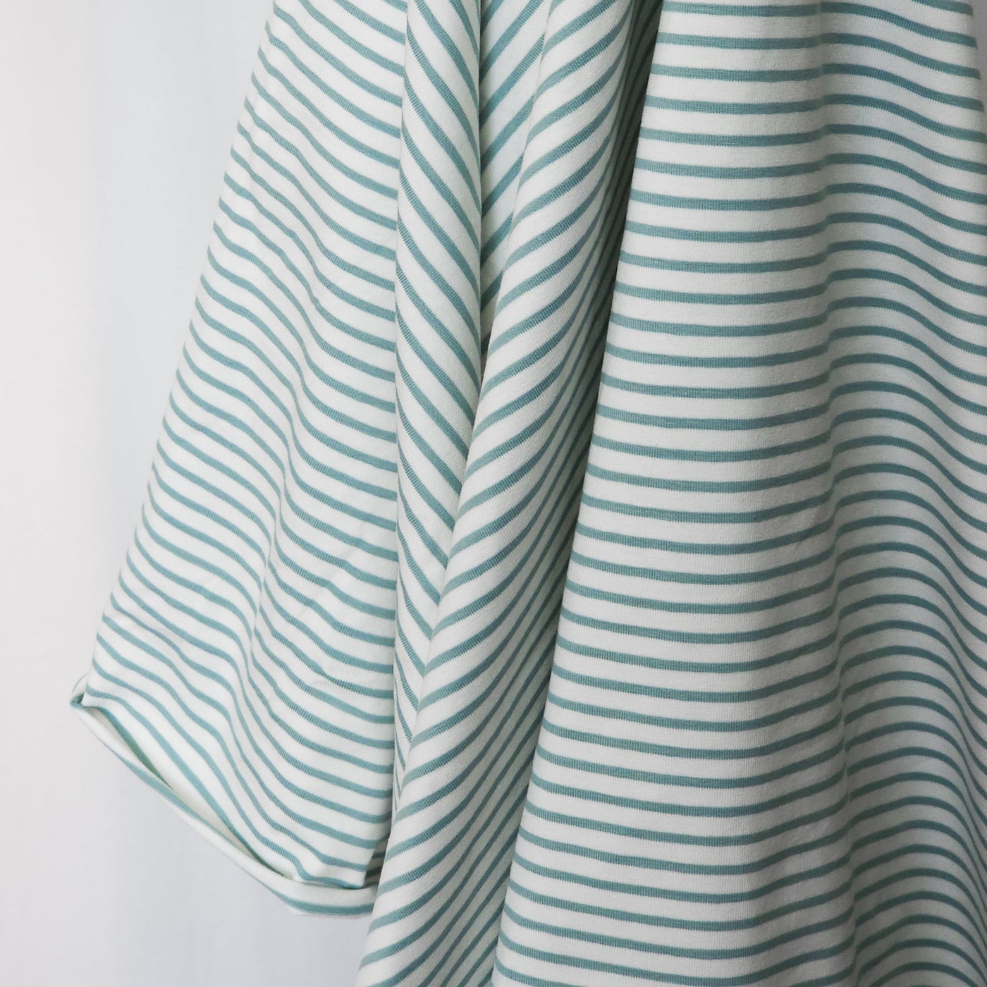 Organic Cotton Jersey | Yarn Dyed | Oeko-Tex Certified | Stripes - Sage