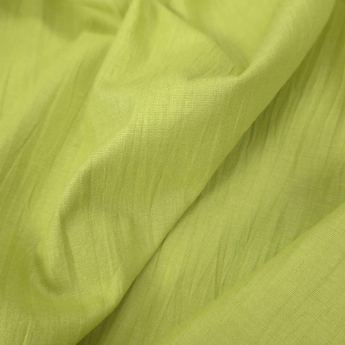 Crinkle Cotton | Lime