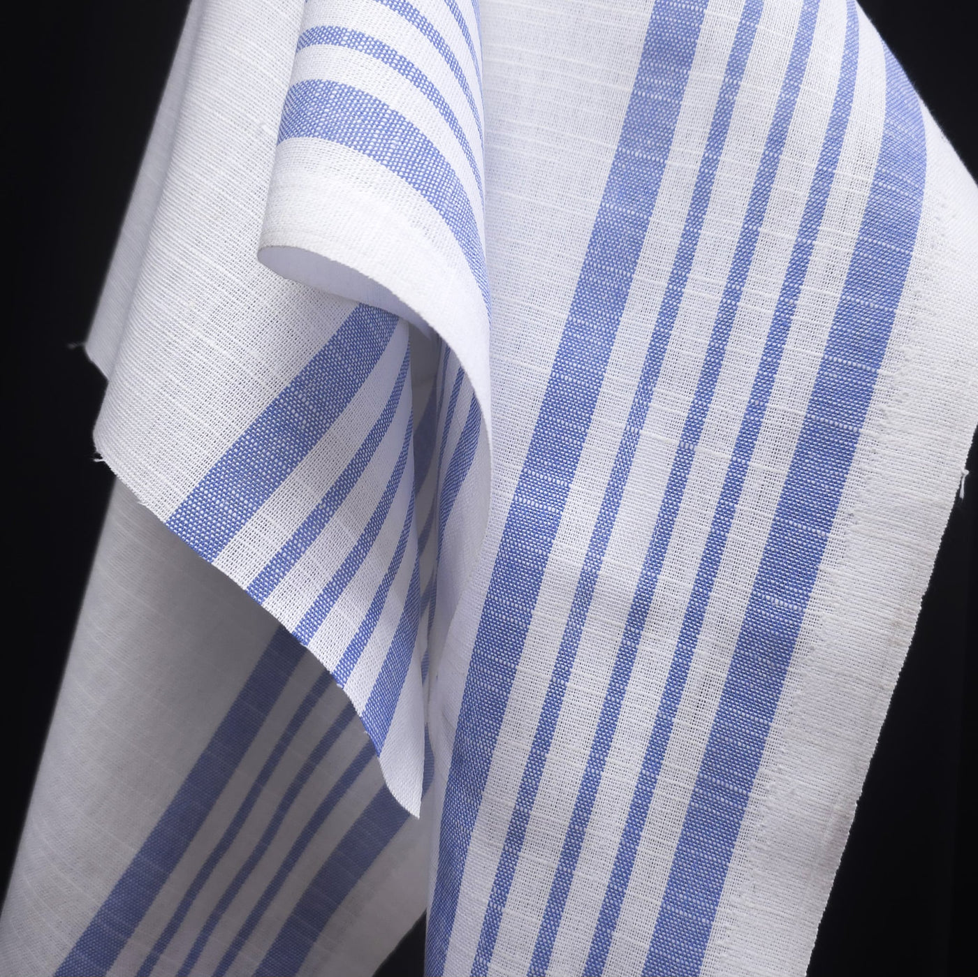 Dishcloth Fabric | Cotton & Linen | Blue Stripes