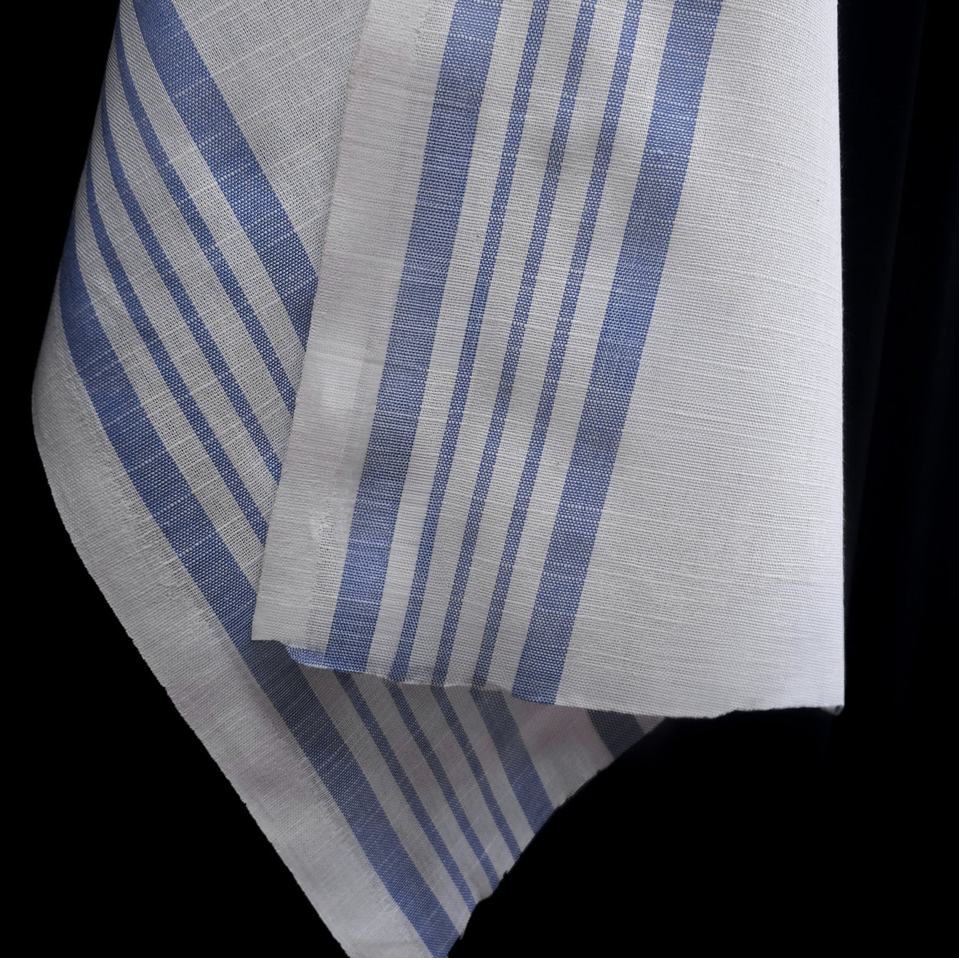 Dishcloth Fabric | Cotton & Linen | Blue Stripes
