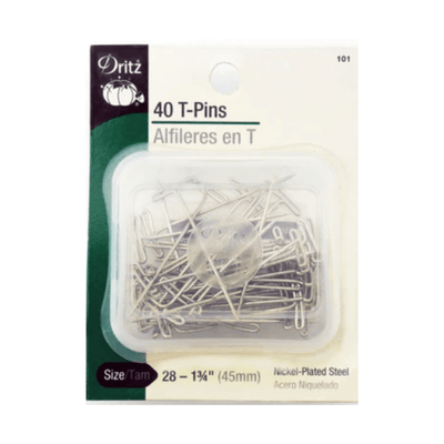 Dritz | 40 Nickel-Plated Steel T-Pins