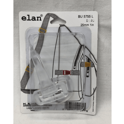 ELAN | Swivel Hook with D Ring | Clear | 25 mm / 1"